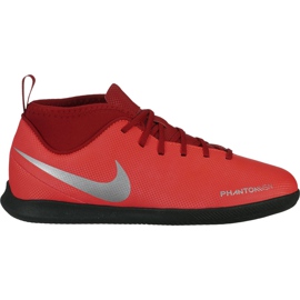 Nike Phantom Vsn Club Df Ic Jr AO3293 600 Fußballschuhe mehrfarbig rot