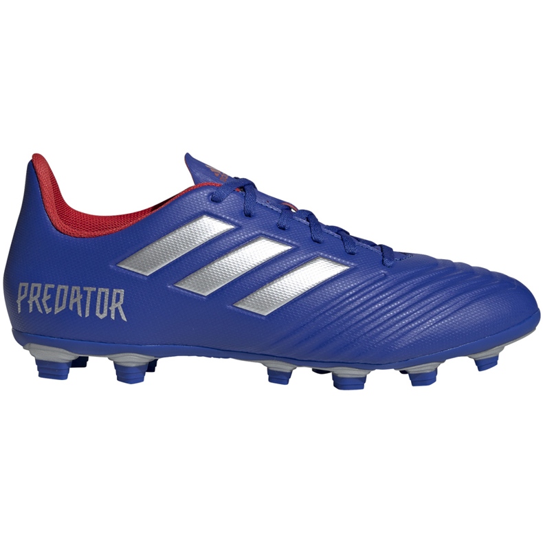 Fußballschuhe adidas Predator 19.4 FxG blau BB8113 mehrfarbig