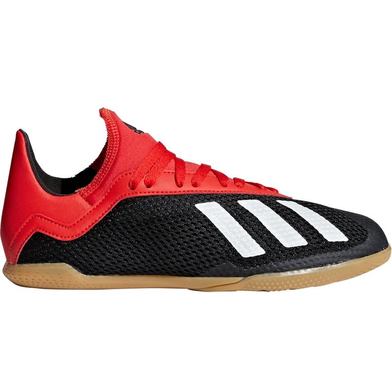 Adidas X 18.3 In Jr BB9395 Fußballschuhe schwarz mehrfarbig