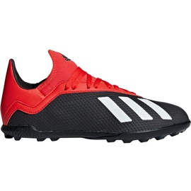 Adidas X 18.3 Tf Jr BB9402 Fußballschuhe schwarz schwarz
