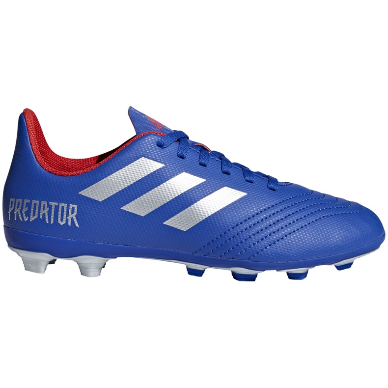 Fußballschuhe adidas Predator 19.4 FxG Jr blau CM8540 mehrfarbig
