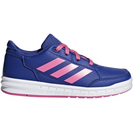 Adidas AltaSport K lila Kinderschuhe D96865 marineblau