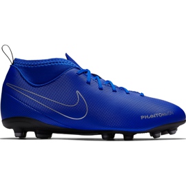 Nike Phantom Vsn Club Df Fg Mg Jr AO3288 400 Fußballschuhe blau mehrfarbig