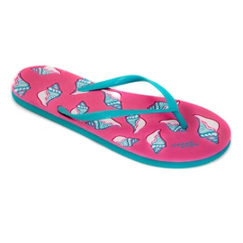 Aqua-Speed ​​​​Napoli Hausschuhe rosa blau 03