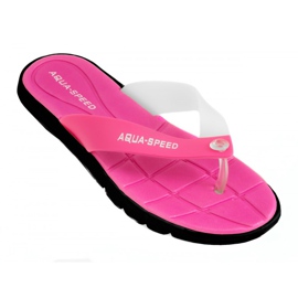 Aqua-Speed ​​​​Bali Hausschuhe rosa weiß schwarz 37 479
