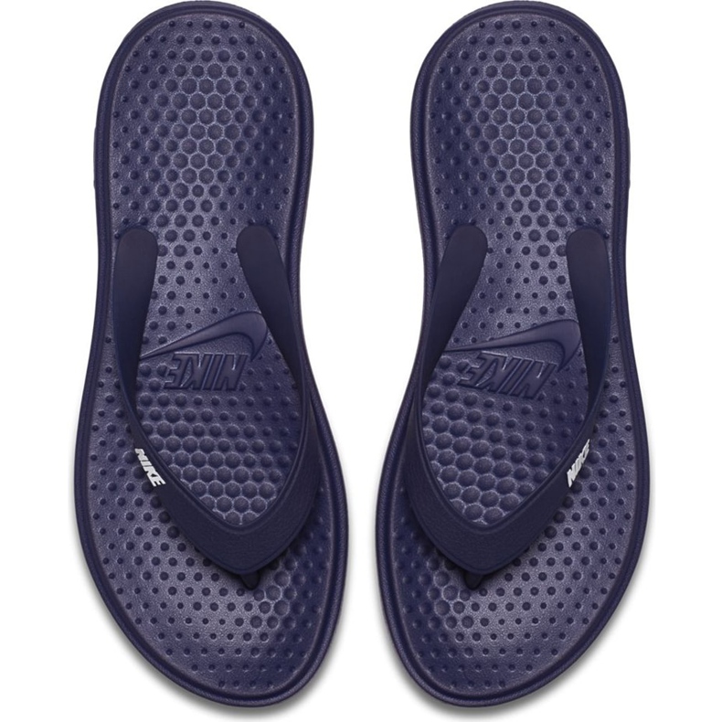Nike Solay Tanga 882690 400 Slide navy blau