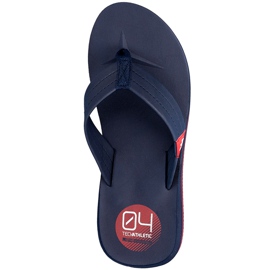 Hausschuhe 4F H4L18 KLM002 dunkelblau navy blau