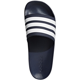 Adidas Adilette Shower navy AQ1703 Hausschuhe weiß navy blau