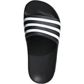 Adidas Adilette Aqua K schwarze Hausschuhe für Kinder F35556