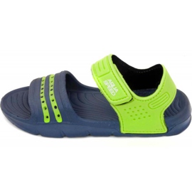 Aqua-speed Noli Badeschuhe für Kinder, marineblau und grün col. 48