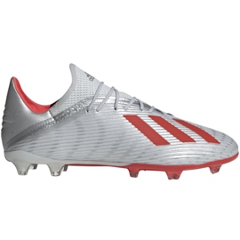 Fußballschuhe adidas X 19.2 Fg silber F35386 grau grau