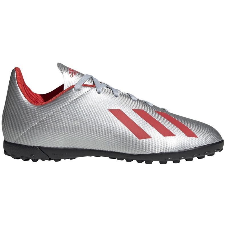 Fußballschuhe adidas X 19.4 Tf Jr silber F35348 rot silber-