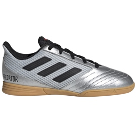 Fußballschuhe adidas Predator 19.4 In Sala Jr silber G25829 mehrfarbig grau