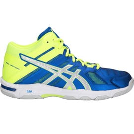 Asics Gel Beyond 5 Mt blau-gelb B600N 400 Herren Volleyballschuhe