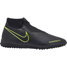 Nike Phantom Vsn Academy Df Tf AO3269 007 Fußballschuhe schwarz schwarz