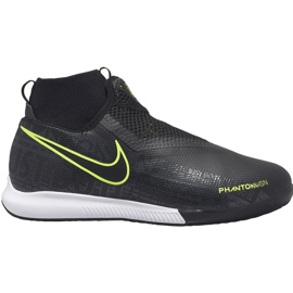Nike Phantom Vsn Academy Df Ic Junior AO3290 007 Fußballschuhe schwarz schwarz