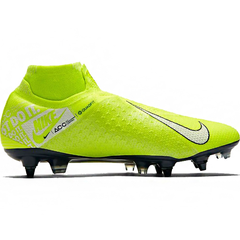Nike Phantom Vsn Elite Df Sg Pro Ac AO3264 717 Fußballschuh schwarz grün
