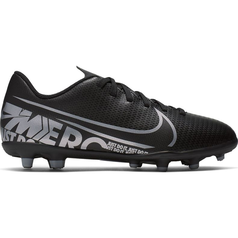 Nike Mercurial Vapor 13 Club FG / MG Junior AT8161 001 Fußballschuhe schwarz schwarz