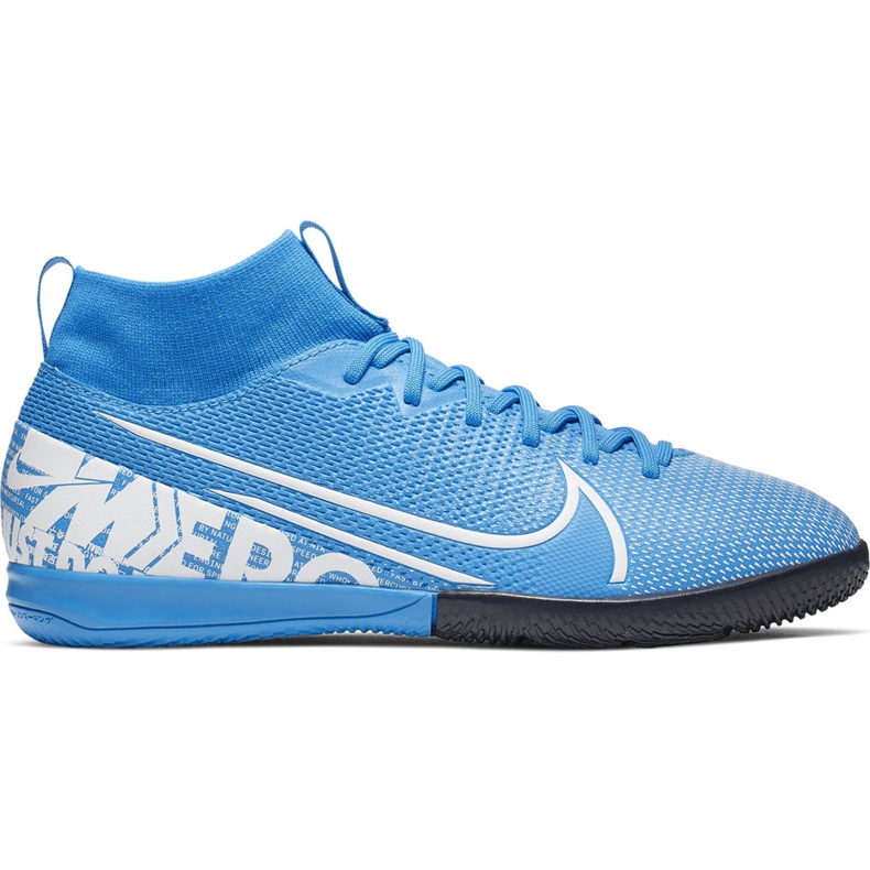 Nike Mercurial Superfly 7 Academy Ic Junior AT8135 414 Fußballschuhe mehrfarbig blau