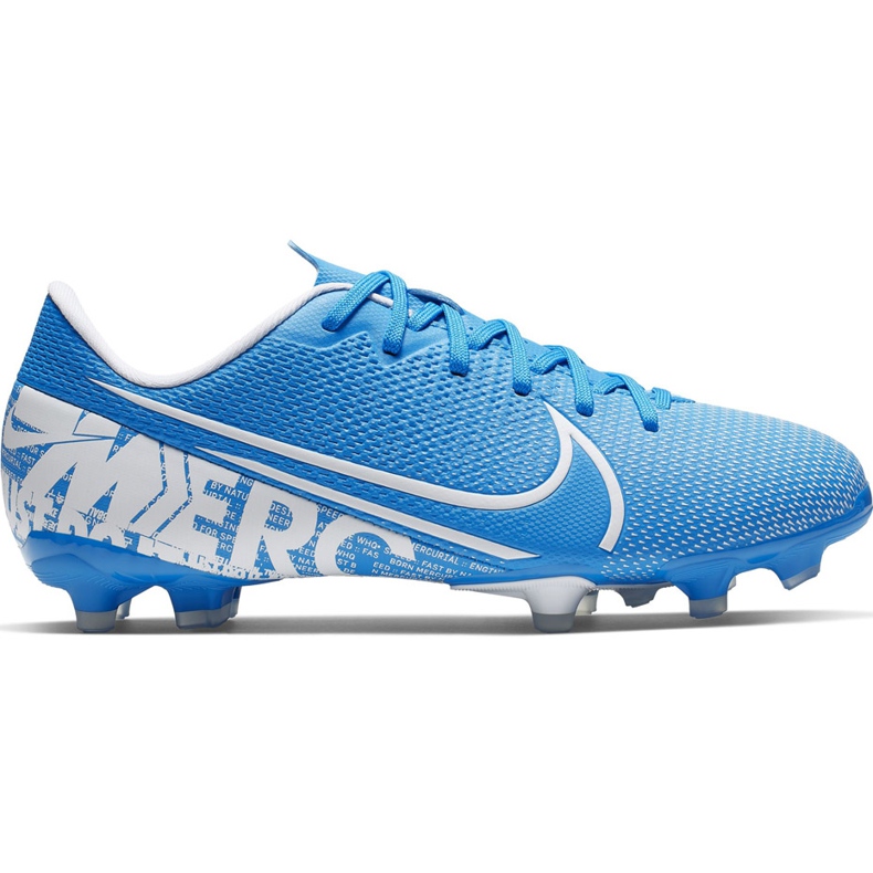 Nike Mercurial Vapor 13 Academy FG / MG Junior AT8123 414 Fußballschuh blau blau