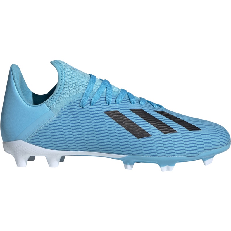 Fußballschuhe adidas X 19.3 Fg Junior blau F35366 mehrfarbig