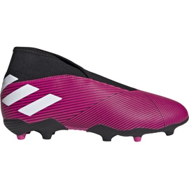 Adidas Nemeziz 19.3 Ll Fg Jr rosa Fußballschuhe EF8848 schwarz