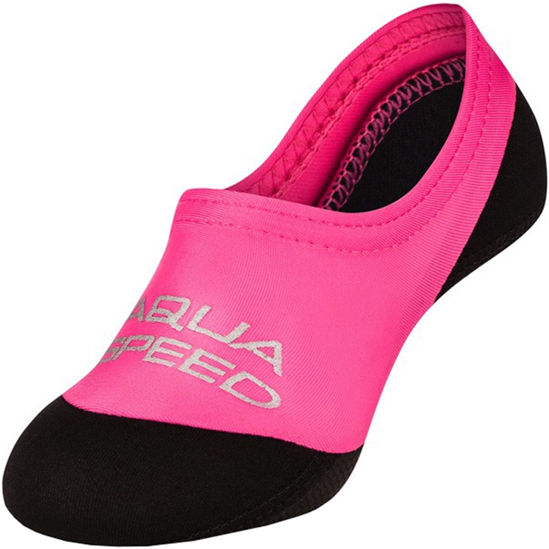 Aqua-speed Neo Schwimmsocken Farbe 03 schwarz rosa