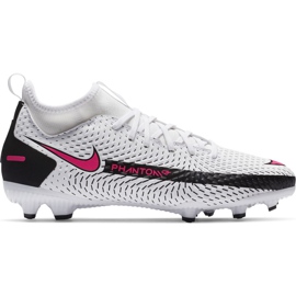 Nike Phantom Gt Akademie Df FG / MG Junior CW6694 160 Fußballschuhe weiß weiß