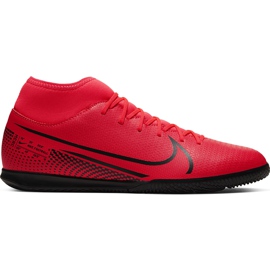 Nike Mercurial Superfly 7 Club Ic AT7979 606 Fußballschuhe schwarz rot