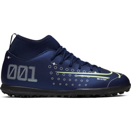 Nike Mercurial Superfly 7 Club Mds Tf Junior BQ5416 401 Fußballschuh marineblau marineblau