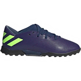Adidas Nemeziz Messi 19.3 Tf Junior EF1811 Fußballschuhe schwarz marineblau