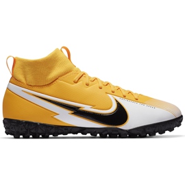 Nike Mercurial Superfly 7 Academy Tf Junior AT8143 801 Fußballschuh gelb orange
