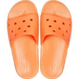 Crocs Classic Slide Damen Hausschuhe apricot 206121 801 orange