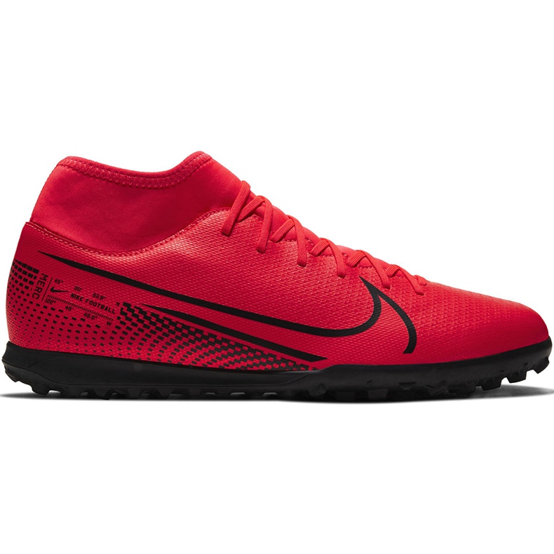 Nike Mercurial Superfly 7 Club Tf AT7980 606 Fußballschuhe rot rot