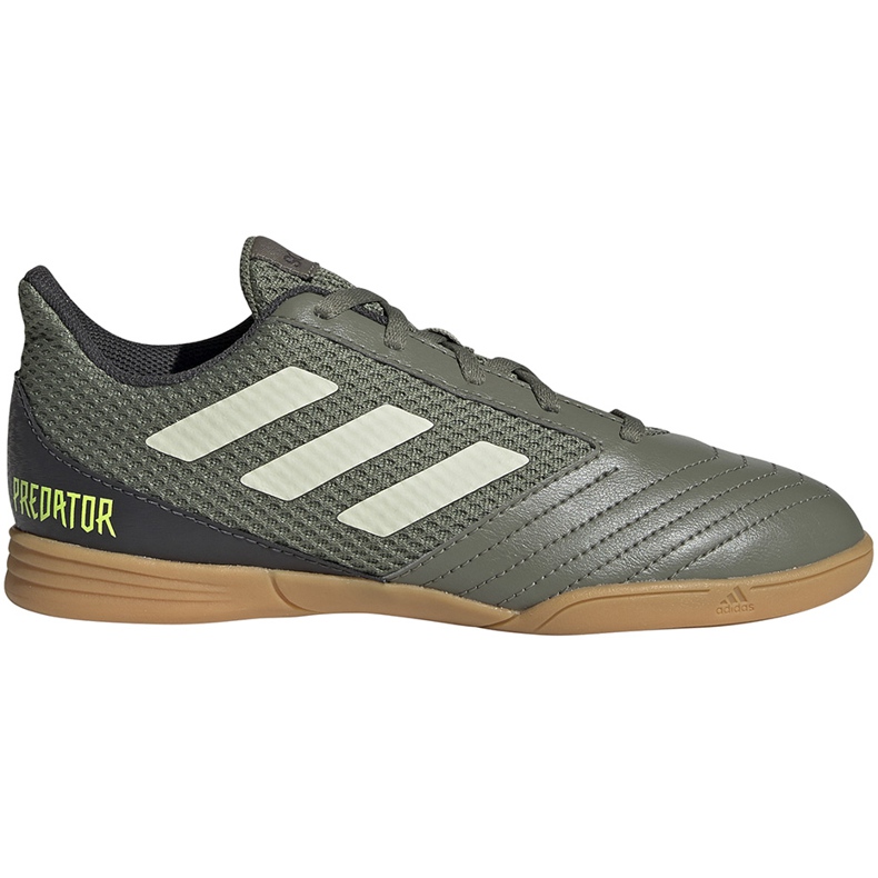 Adidas Predator 19.4 In khakifarbenen EF8224 Fußballschuhen für Kinder grün grün