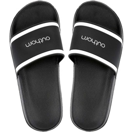 Outhorn Herren Hausschuhe schwarz-weiß HOL20 KLM601 20S