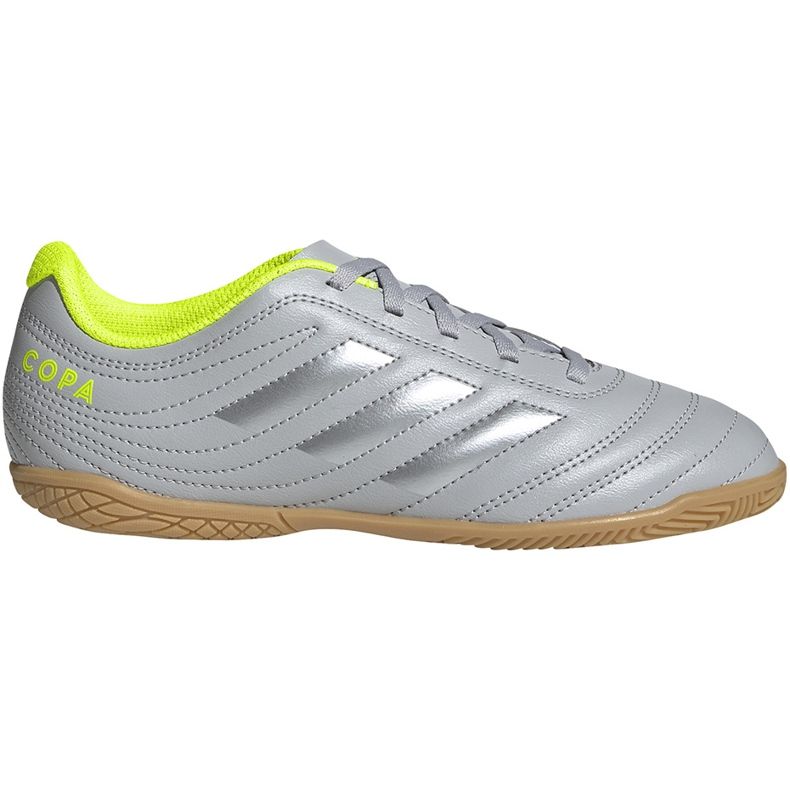 Adidas Copa 20.4 In Jr EF8354 Fußballschuhe grau silber-