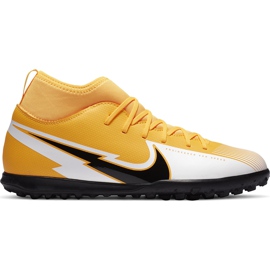 Nike Mercurial Superfly 7 Club Tf Junior AT8156 801 Fußballschuh gelb orange