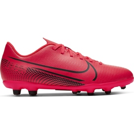 Nike Mercurial Vapor 13 Club FG / MG Junior AT8161 606 Fußballschuhe mehrfarbig rot