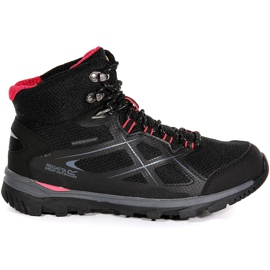 Damenschuhe Regatta Wms Kota Mid schwarz und pink RWF490 7HQ