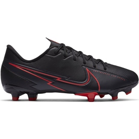 Nike Mercurial Vapor 13 Academy FG / MG Junior AT8123 060 Fußballschuhe schwarz schwarz