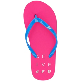 Hausschuhe für Mädchen 4F Fuchsia HJL20 JKLD001 55S rosa