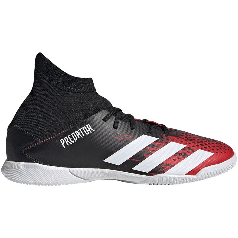 Adidas Predator 20.3 In Jr Fußballschuhe schwarz und rot EF1954 mehrfarbig