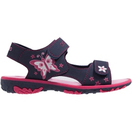Kappa Blossom K Footwear Kindersandalen für Kinder marineblau-pink 260593K 6722 rosa