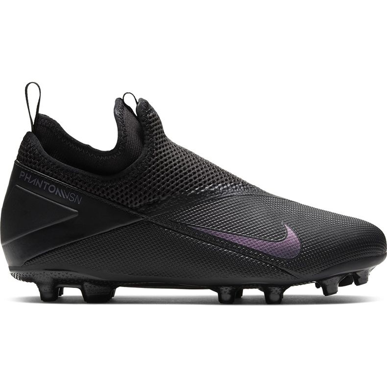 Nike Phantom Vsn 2 Academy Df FG / MG Junior CD4059 010 Fußballschuhe schwarz schwarz