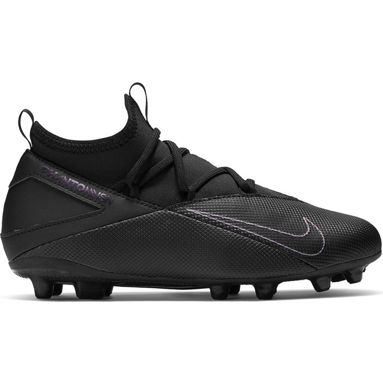 Nike Phantom Vsn 2 Club Df FG / MG Junior CD4061 010 Fußballschuhe schwarz schwarz