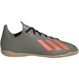 Grün adidas X 19.4 In Junior Fußballschuhe EF8379