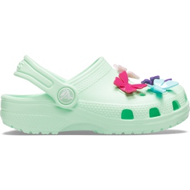 Crocs Kinder Classic Butterfly Charm Clg Ps grün 206179 3TI