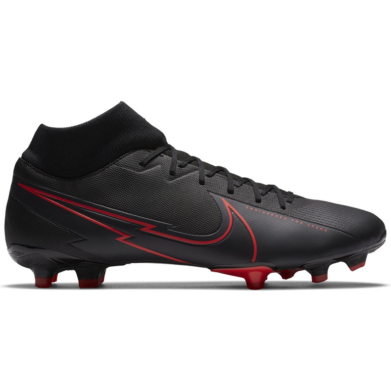 Nike Mercurial Superfly 7 Academy FG / MG AT7946 060 Fußballschuhe schwarz schwarz