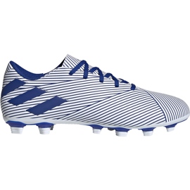 Adidas Nemeziz 19.4 FxG weiß-blaue Fußballschuhe EF1707 mehrfarbig